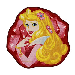 Thedecofactory DISNEY - Tapis Aurore, la Belle au bois dormant, Disney rouge 67x67