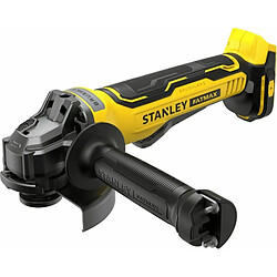 STANLEY Meuleuse sans fil, 18V, Gamme FATMAX V20, 125 mm, Vitesse 8500 trs/mn, Moteur Brushless, Avec 1 Poignée Latérale et 1 Clé de Maintenance, Sans batterie, ni chargeur, SFMCG700B-XJ