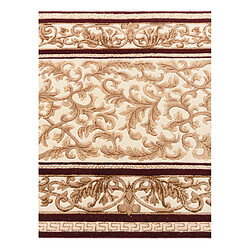 Vidal Tapis de couloir en laine 399x81 beige Darya pas cher