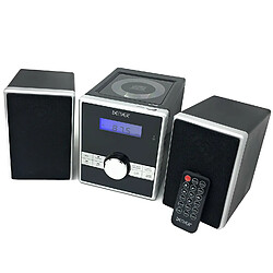 Lecteur CD Denver MCA-230MK2 compact et facile à utiliser Mini stéréo/micro hi-fi avec réveil radio-réveil, minuterie de sommeil