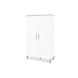 Pinolino Armoire Lumi 2 portes blanche