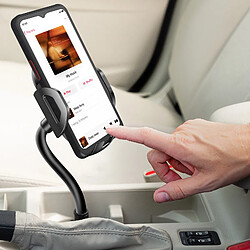 Avis Support Voiture Smartphone Porte-Gobelet Rotatif à 360° Bras Flexible XO Noir