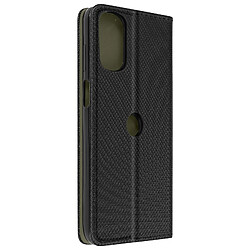 Avizar Étui Motorola G22, E32 et E32s Clapet Magnétique Porte-carte Support noir