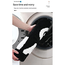 Avis LUUCOZK Tapis de bain antidérapants absorbants à séchage rapide pour salle de bain - Noir-40 x 60CM