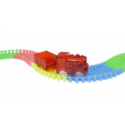 Venteo - 2 Trains Circuit Flexible Lumineux - Lot de 2 trains pour le circuit Flexible Lumineux