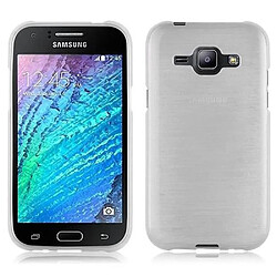 Cadorabo Coque Samsung Galaxy J1 2015 Etui en Argent