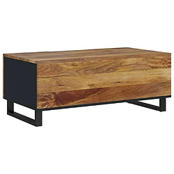 Acheter vidaXL Table basse 100x54x40cm bois de manguier solide et d'ingénierie