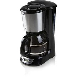 Acheter Cafetiere Filtre - DOMO - DO708K - 1000 W - 1,5 L - 12 tasses - Ecran LCD - Minuteur 24 h - Noir et acier inoxydable