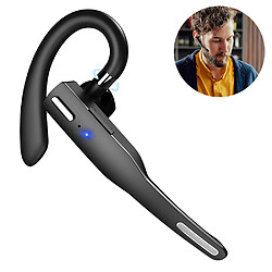 Oreillette Bluetooth pour téléphone portable, casque Bluetooth Compatible avec les téléphones Android et iPhone. Casque Bluetooth avec suppression du bruit pour la conduite au bureau