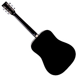 Avis Classic Cantabile guitare acoustique folk gaucher set démarrage, kit d'accessoires à 5 pièces, noir