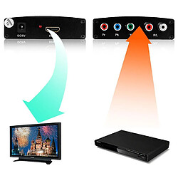 Avis Universal Adaptateur de convertisseur vidéo et audio 1080P vers HDMI vers HDMI RGB vers HDMI pour DVD PS