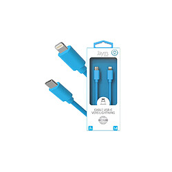 Jaym Câble USB-C vers Lightning 3A - 1,5 mètres - Collection POP - Bleu