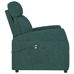 Acheter vidaXL Fauteuil Vert foncé Tissu