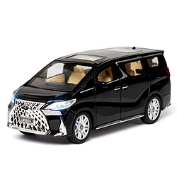 Universal 1: 32 Voiture jouet Lexus LM300h en métal Voiture en alliage Voiture jouet moulé sous pression Modèle de voiture Jouet de simulation haute Garçon | Voiture jouet moulé sous pression(Le noir)