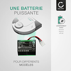 Acheter 2x Batterie pour Vorwerk Kobold VR100 VX100 (Vorwerk 46439 PN46439 SCM61932) 2x4500mAh de CELLONIC