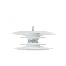 Luminaire Center Suspension DIABLO en Métal et Blanc mat Diamètre 50 Cm