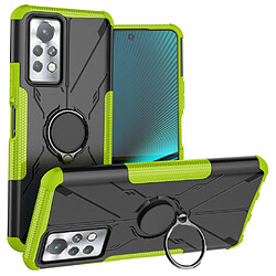 Coque en TPU 2-en-1, anti-chutte avec béquille pour votre Infinix Note 11 Pro - vert