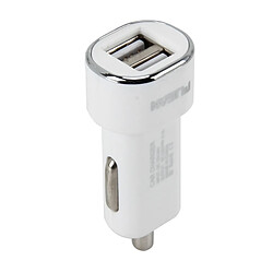 Wewoo DC 45627 V Chargeur Numérique blanc Intelligent Correspondant Actuel Charge Intelligente Double USB De Voiture