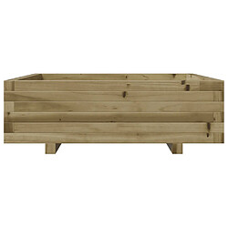 Acheter vidaXL Jardinière 80x80x26,5 cm bois de pin imprégné