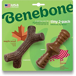 Benefon Benebone Lot de 2 jouets a mâcher pour petits chiens