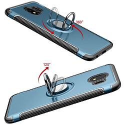 Acheter Wewoo Coque Étui de protection magnétique à 360 degrés avec bague de rotation pour Galaxy J4 2018 gris