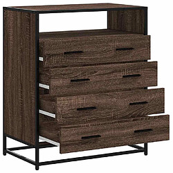 Acheter vidaXL Commode chêne marron 70x41x83,5 cm bois d'ingénierie