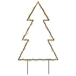 vidaXL Décoration lumineuse arbre de Noël avec piquets 115 LED 90 cm