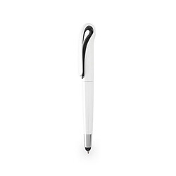 Totalcadeau Stylo bleu avec pointe en caoutchouc avec stylet tactile - Stylo a encre bleu design Couleur - / pas cher pas cher