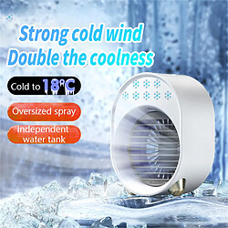 Universal Mini Climatisation Climatisation Ventilateur 6 couleurs Dimming USB Portable Air Conditioning Espace Personnel Air Refrigeration Ventilateur # G4 | Fan