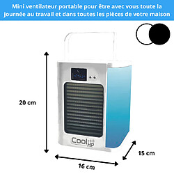 Acheter Refroidisseur portable - Venteo - Blanc - Adulte - Puissant et résistant, il rafraichit les pièces en un instant - LED intégrée