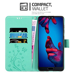 Avis Cadorabo Coque Huawei P20 Etui en Turquoise