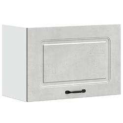 vidaXL Armoire murale de cuisine Kalmar gris béton bois d'ingénierie