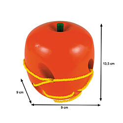 Avis Woody Jeu à lacer éducatif en bois motricité Montessori Pomme