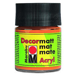 Marabu Peinture acrylique 'Decormatt', orange, 50 ml, ()