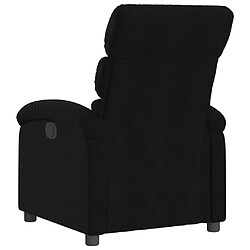 Acheter vidaXL Fauteuil inclinable Noir Tissu