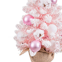 BigBuy Home Sapin de Noël Rose PVC 25 x 25 x 60 cm