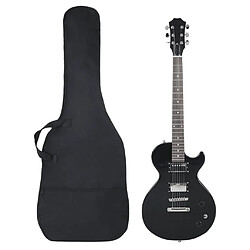 vidaXL Guitare électrique pour débutants avec sac noir 4/4 39"