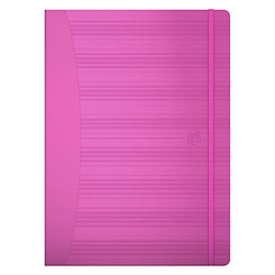 Cahier broché Professionnel Signature Oxford A5 14,8 x 21 cm - blanc ligné - 160 pages rose