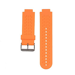 Wewoo Bracelet pour montre connectée Dragonne Sport en silicone Garmin Approach S2 / S4 Orange