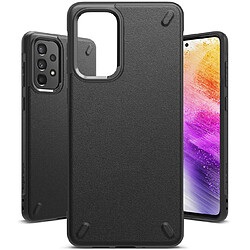 Ozzzo coque en tpu durable ringke onyx pour samsung galaxy a73 noir