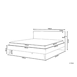 Avis Beliani Lit 140 x 200 cm blanc en bois SERRIS