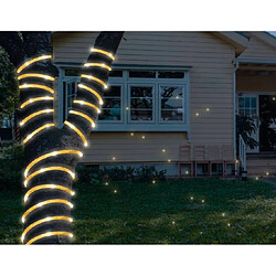 Tube lumineux Moon in the Room ML53GC Cordon décoratif 72 LED 3.6m avec paillettes or blanc chaud IP44