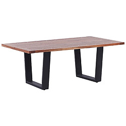 Beliani Table basse Acacia Bois clair GRENOLA