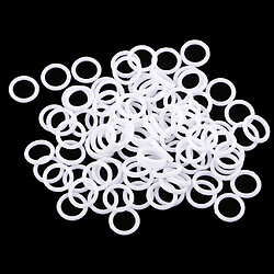 Acheter 100 pcs en nylon soutien-gorge sangle régleur slider o ring lingerie couture artisanat blanc