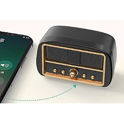 Acheter Universal Bluetooth sans fil Portable Mini Subwoofer Carte Retro Car Small Stereo