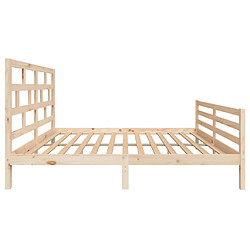 Acheter vidaXL Cadre de lit sans matelas bois massif