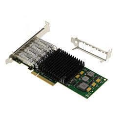 Acheter Kalea-Informatique Carte PCIe Réseau LAN 10G Fibre SFP+ 4 Ports CHIPSET BROADCOM BCM57840