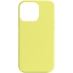 Avizar Coque pour iPhone 15 Pro Max Semi-rigide Soft-touch Fast Cover Jaune