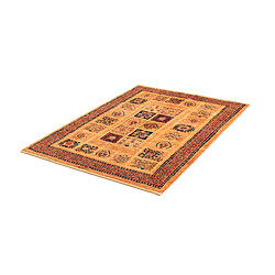 Vidal Tapis de laine 149x108 orange Kashkuli