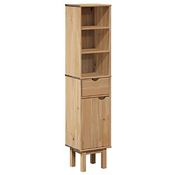 vidaXL Armoire de salle de bain OTTA 35x30x159 cm bois massif de pin